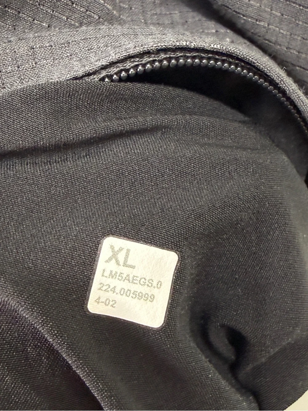 Lululemon license to train jogger full length dark gray men's size XL